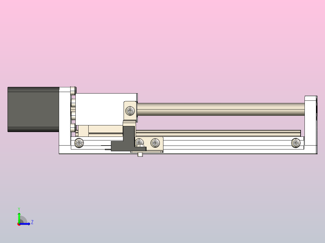 FSL30 直线模组[FSL30-E100-04-BC-B28]左视图