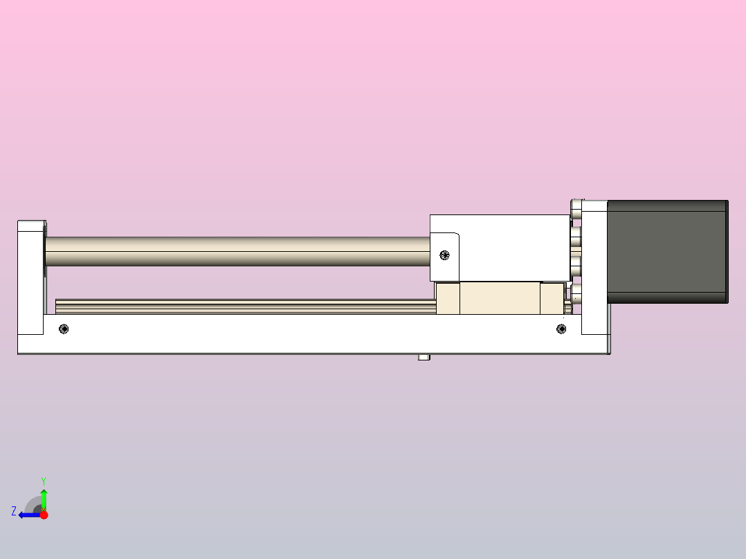 FSL30 直线模组[FSL30-E100-04-BC-B28]右视图