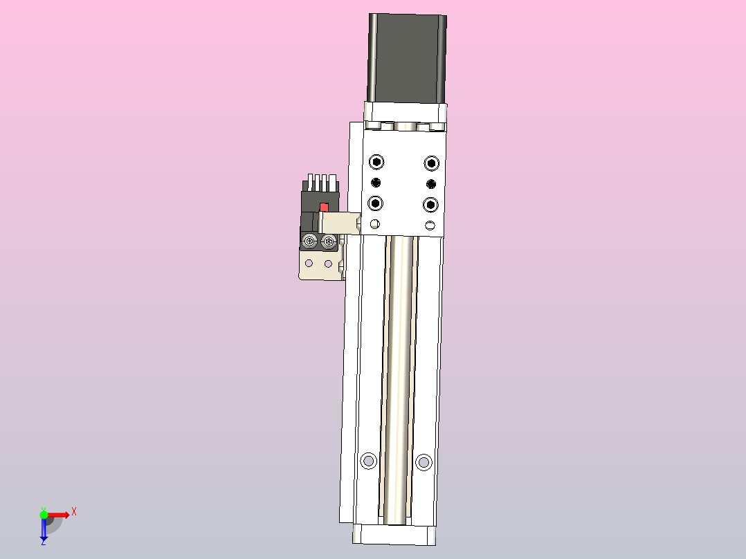 FSL30 直线模组[FSL30-E100-04-BC-B28]俯视图