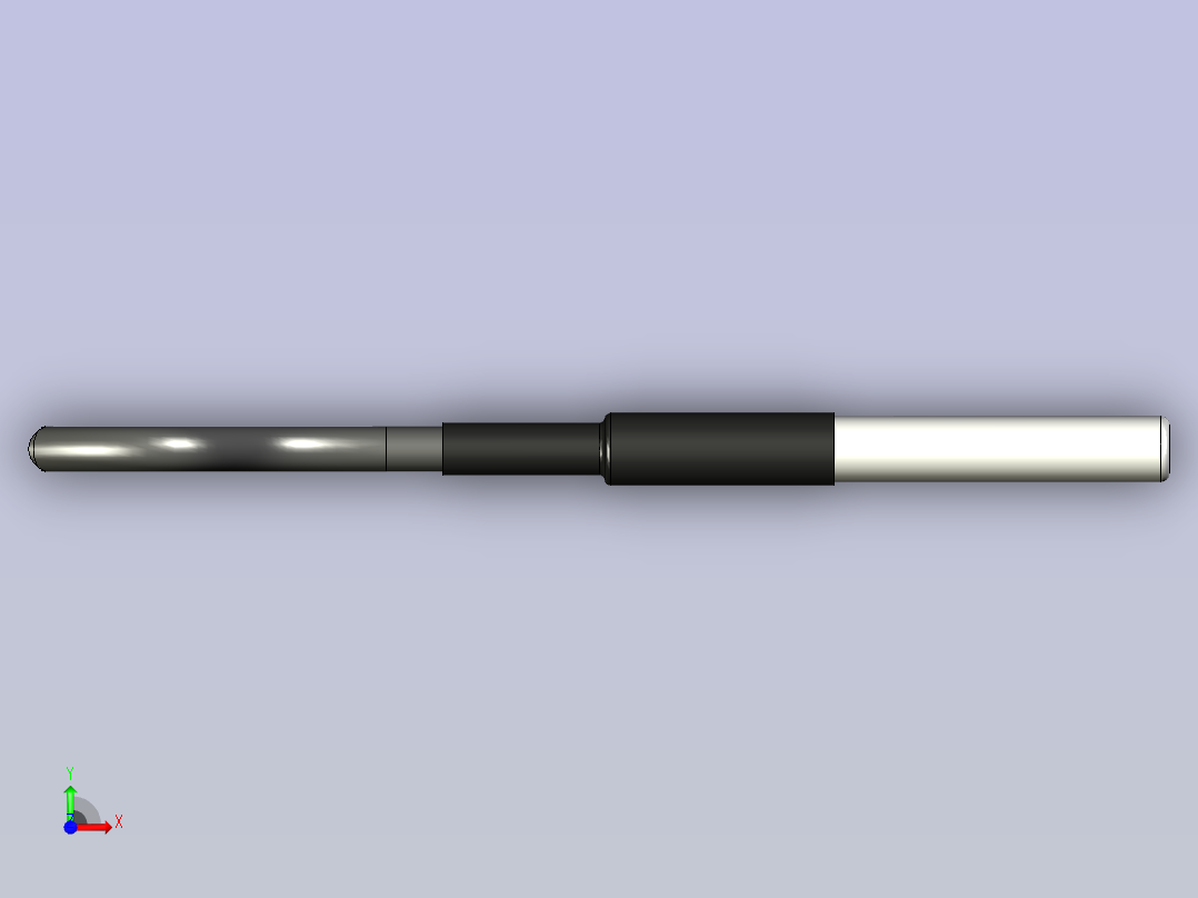 DS18B20温度传感器前视图
