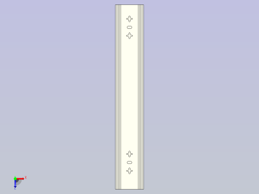 爱安特AT滑轨DSNTH53-350-A俯视缩略图