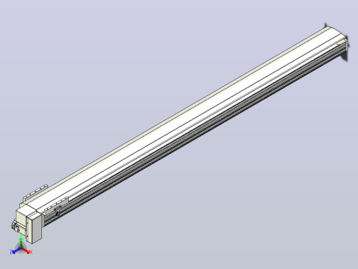 皮带直线轴半封闭可选导轨TPA-HNB-202D-140-L2350-RP-C-P75-N3