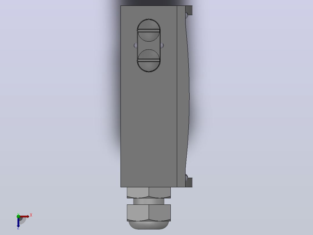 505╱7DK压力控制器[505╱7DK压力控制器(0816507)]俯视图