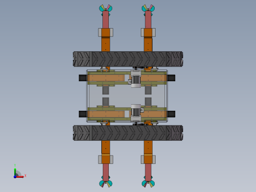 草莓采摘机（SW+CAD+说明书）前视缩略图