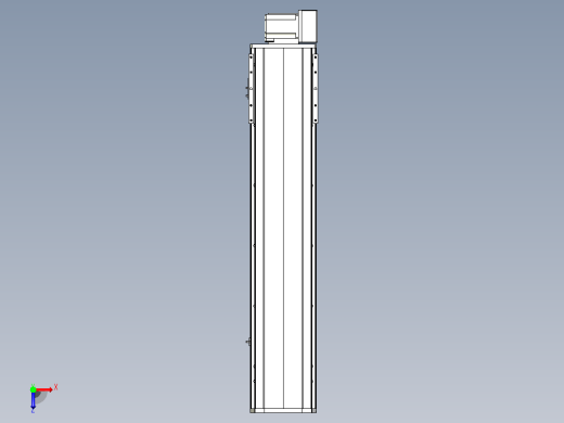 MTB22M标准皮带滑台[MTB22M-L40-850-LU-P75-C3]俯视缩略图