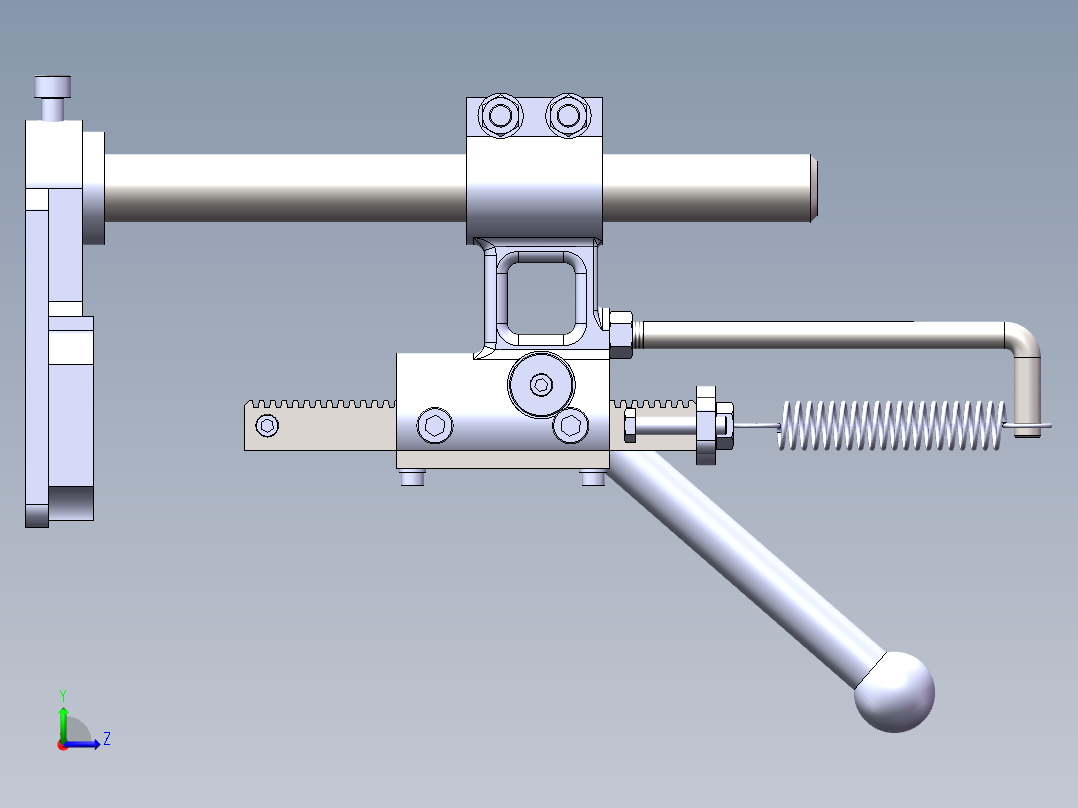 手动压力机 SW2016左视图