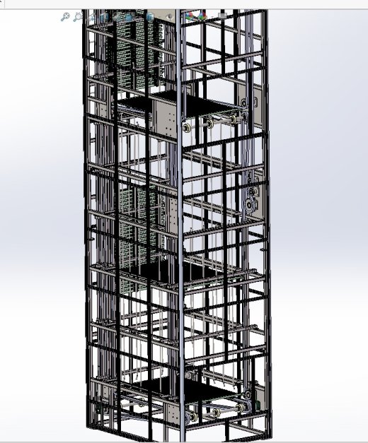 C型连续式升降机 3D图纸 机械设计自动化3D模型step格式文件缩略图