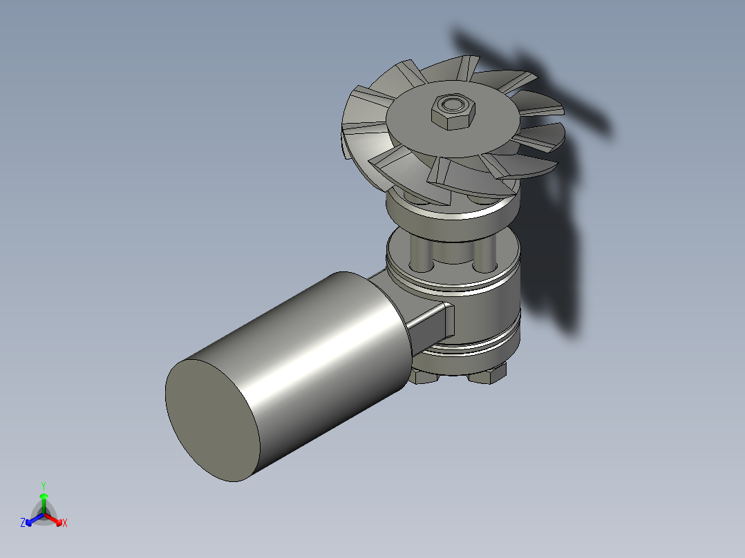 手动打磨机3D模型