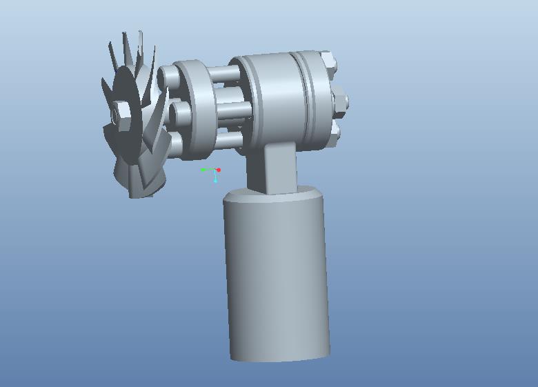 手动打磨机3D模型