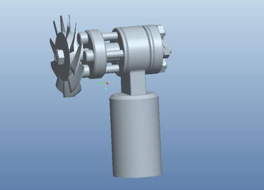 手动打磨机3D模型缩略图