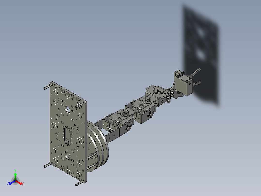 6自由度旋转云台机械臂组装资料及图纸