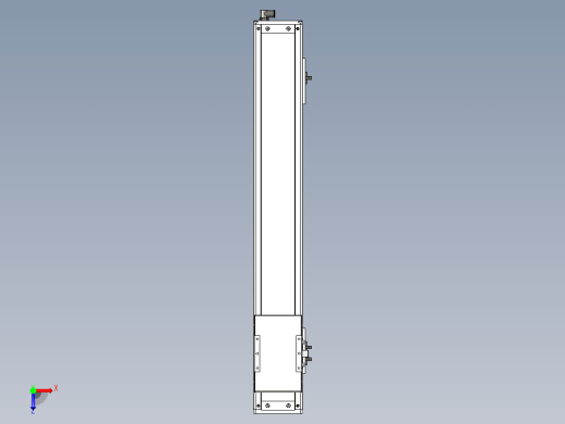 Toyo东佑达直线模组-ECH12-600-BM-100W俯视缩略图