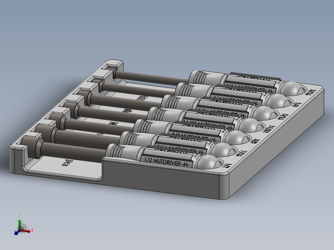 34552+Craftsman螺丝刀套装SAE标准版7台组件3DP