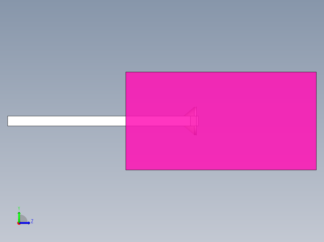 LED_Square_Rose_5x5x9.7mm左视图