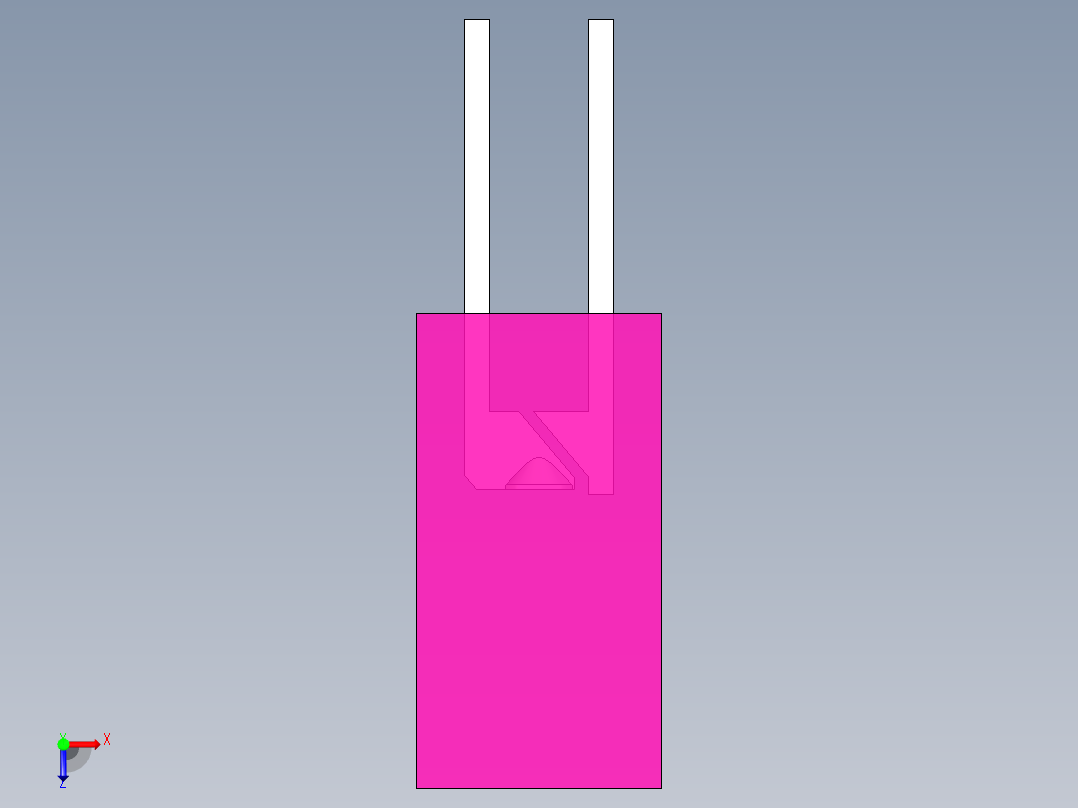 LED_Square_Rose_5x5x9.7mm俯视图