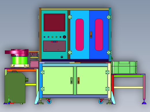 电动车总成插头镭射刻字机前视缩略图