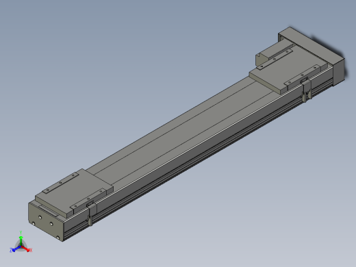 直线模组LHC17-S1000-L设计图纸