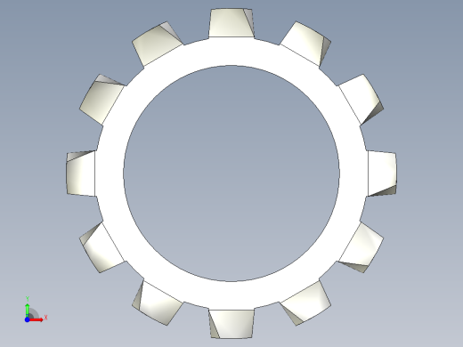 垫圈 外牙锁 公制-EXTERNAL TOOTH LOCK WASHER for M16 SCREW.x_t前视缩略图