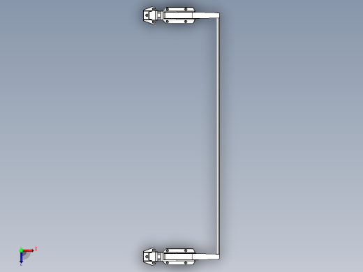 1178联动门锁[TSY1-0711-2A]俯视缩略图