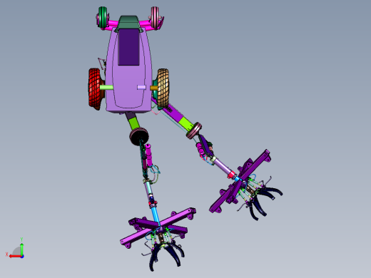 外星探索抓手小车后视缩略图