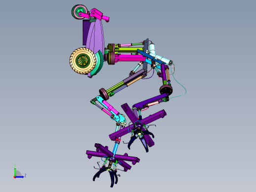 外星探索抓手小车左视缩略图