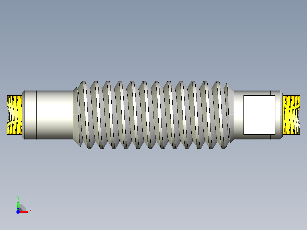 齿轮啮合 (125)前视图
