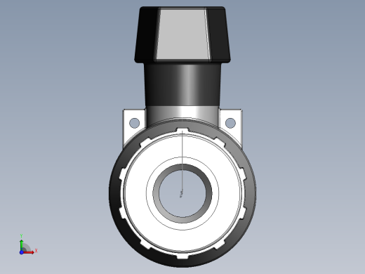PVC公制管件-25 Ball Valve前视缩略图