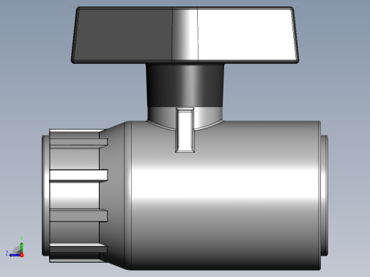 PVC公制管件-25 Ball Valve右视缩略图