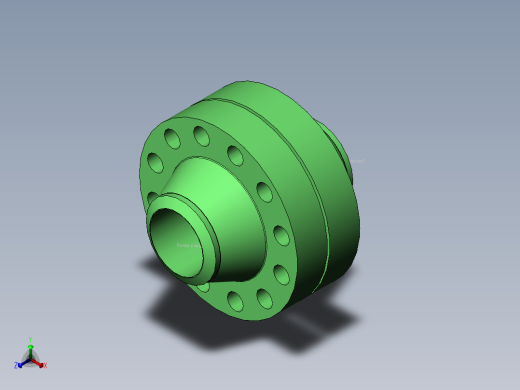 法兰 (19)正等轴测缩略图