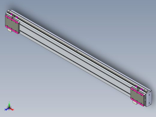 威洛博LC系列3d模型模组2LC14S1Y-S1300正等轴测缩略图