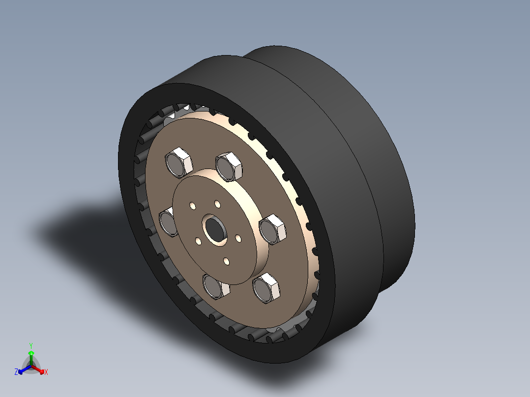 循环变速箱主视图