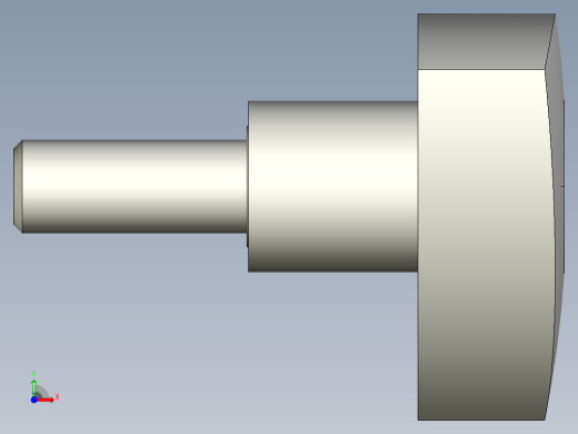 三瓣型把手VTR.p-3D多系列多零件图纸模型前视缩略图