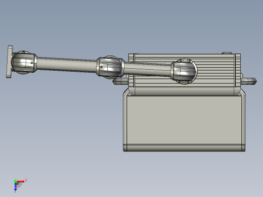 悬臂控制操控箱键盘支架-A4-墙座-转角-中间连接器-箱体连接器-300-200-250俯视缩略图