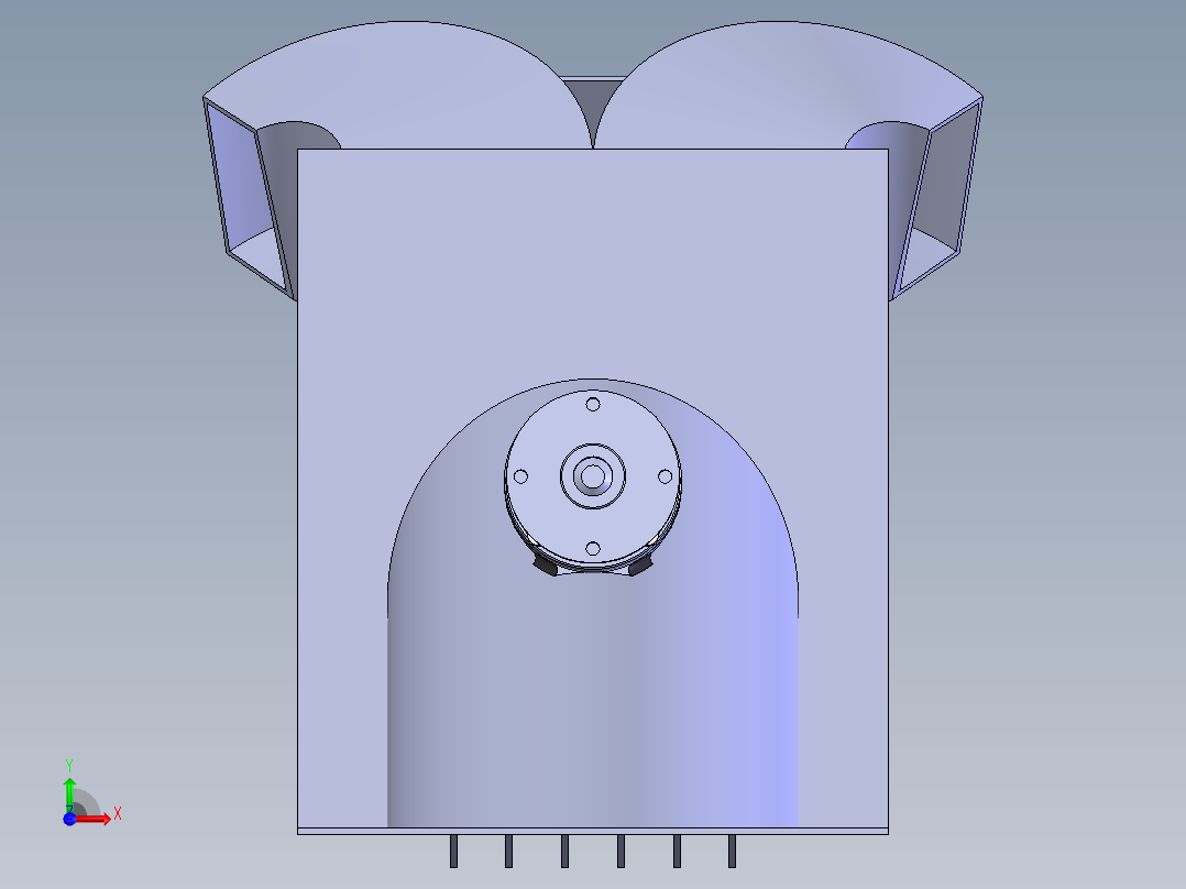 喷水推进器前视图