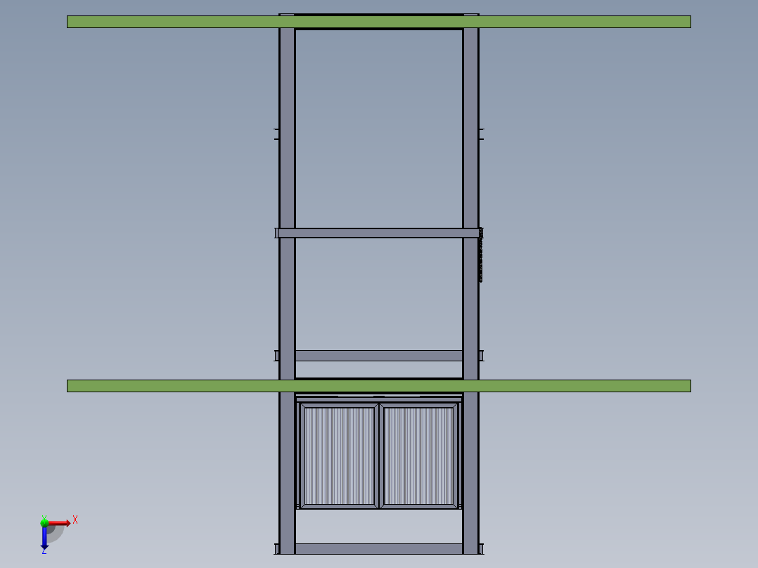 油压升降机sw18可编辑俯视图