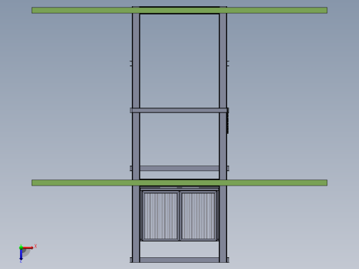 油压升降机sw18可编辑俯视缩略图