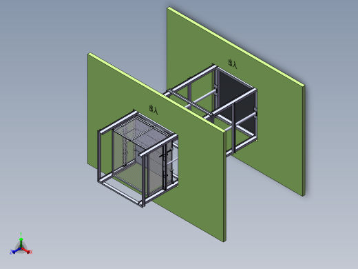 油压升降机sw18可编辑正等轴测缩略图