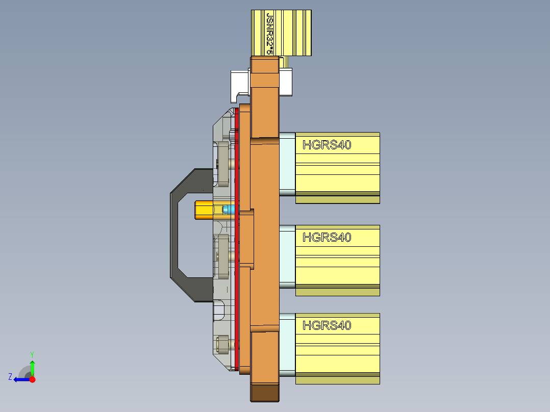 KF-C-笔记本CNC工装夹具三维模型CNC1铣墙高-220311右视图