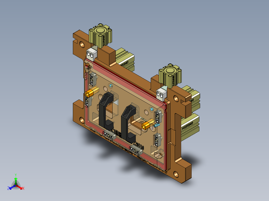 KF-C-笔记本CNC工装夹具三维模型CNC1铣墙高-220311正等轴测图