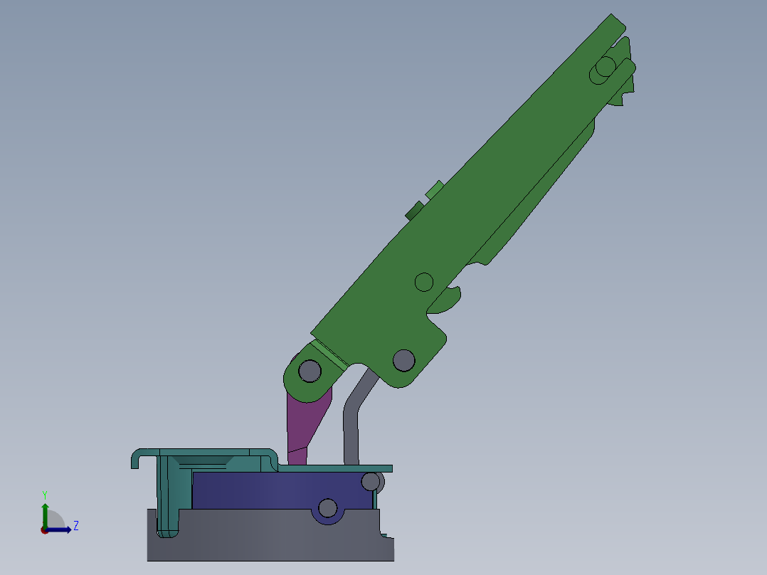 铰链、-铰链hafele-左视图