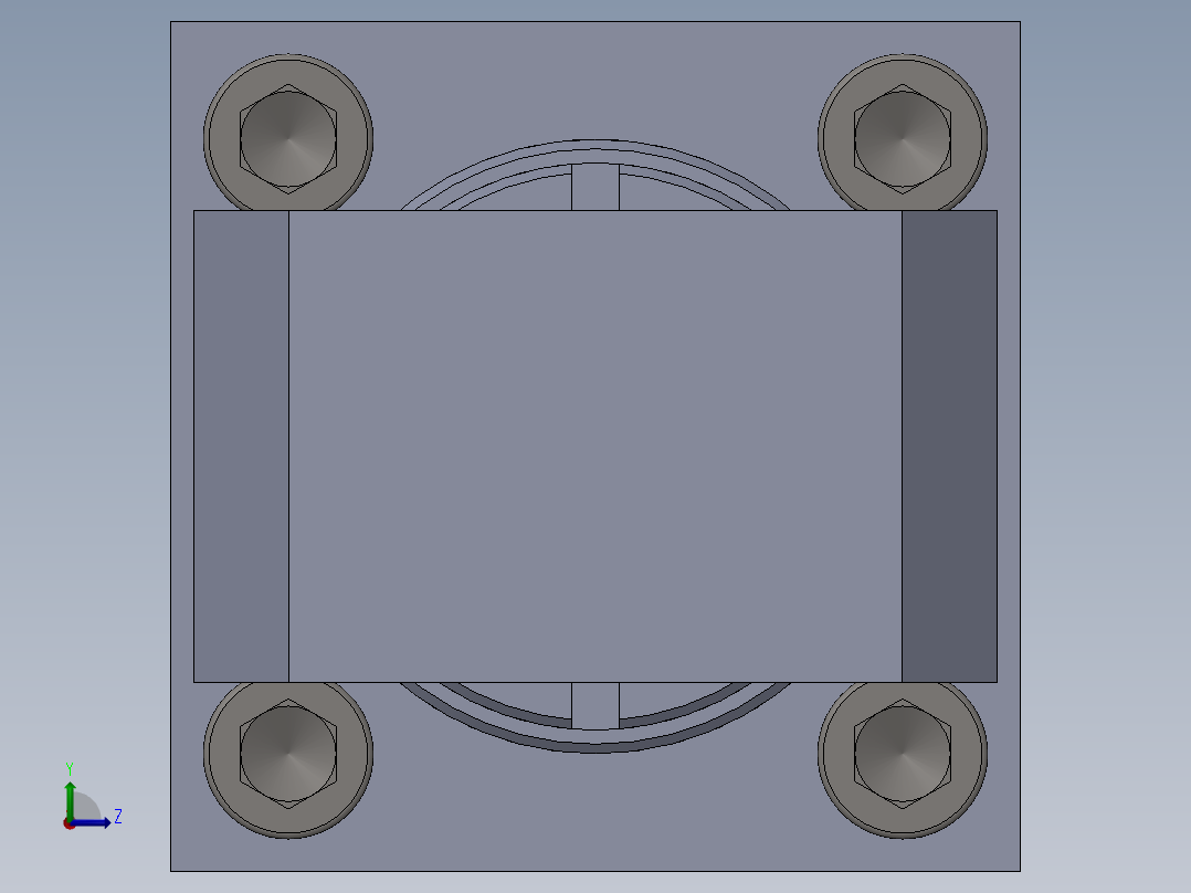 横拉杆液压缸63x45x430 mm左视图