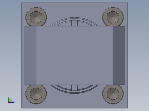 横拉杆液压缸63x45x430 mm左视缩略图