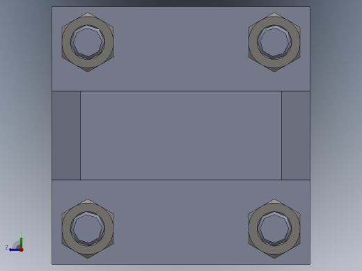 横拉杆液压缸63x45x430 mm右视缩略图