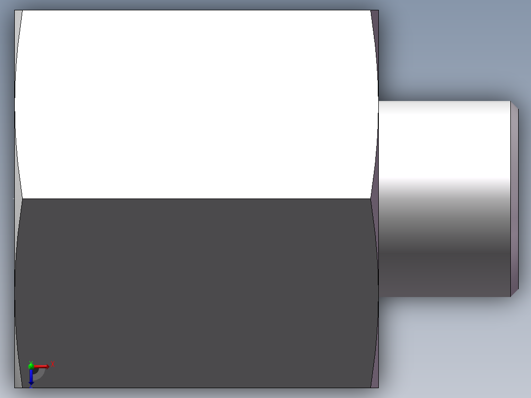 直通内螺纹接头、5CB-14-08俯视图