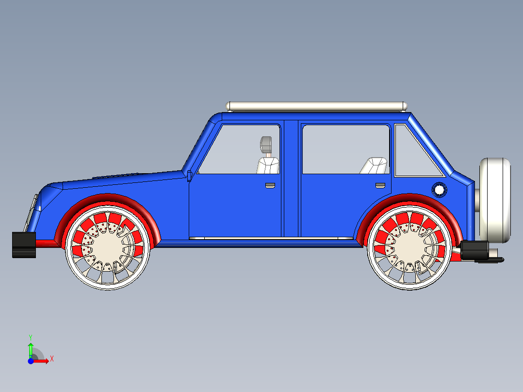 B3003995-吉普车汽车前视图