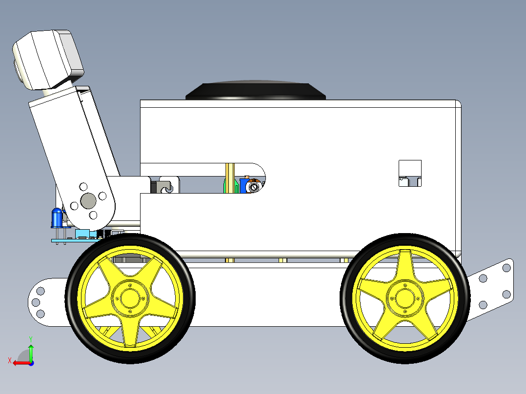 B3003967-智能识别汽车无人驾驶后视图