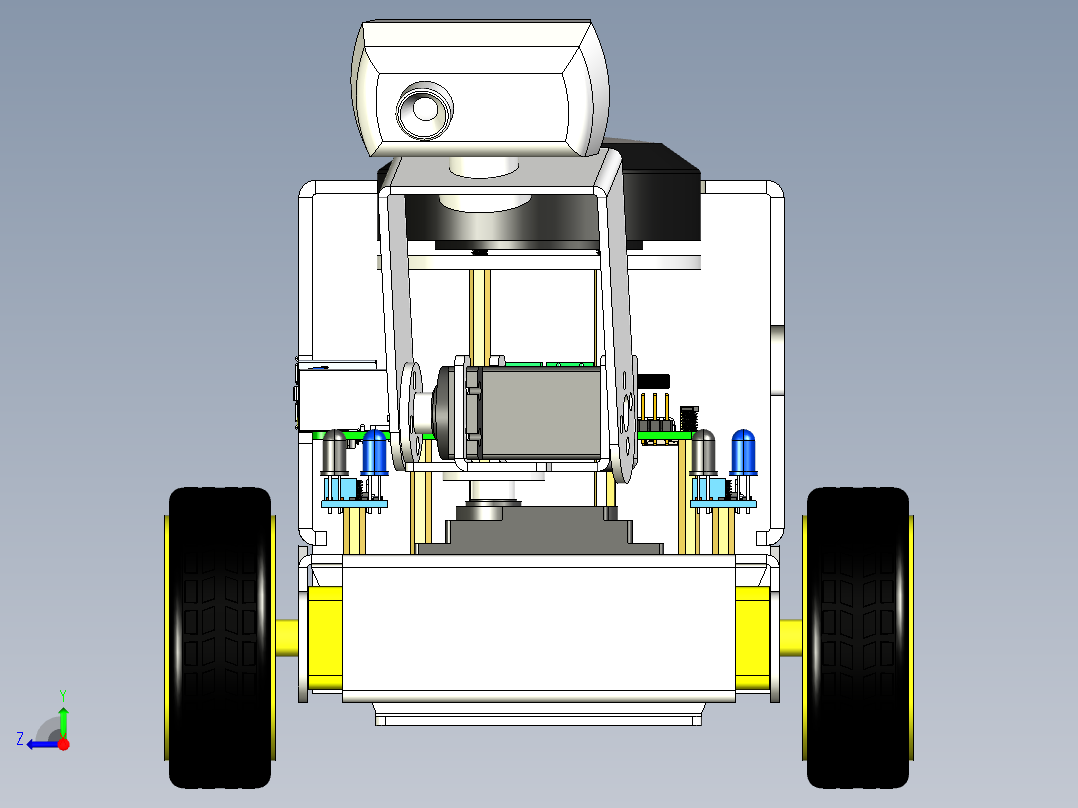B3003967-智能识别汽车无人驾驶右视图