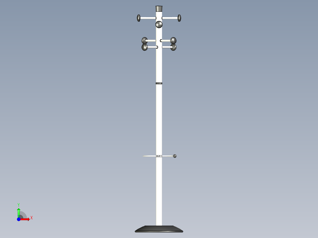 A2005084-衣帽架前视图