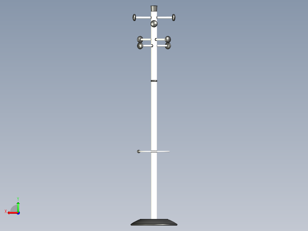 A2005084-衣帽架后视图