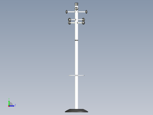 A2005084-衣帽架左视缩略图